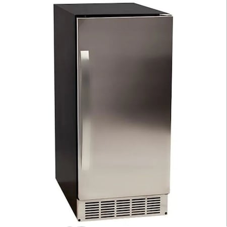 Edgestar 15 Inch Wide 25 Lbs Capacity BuiltIn Ice Maker with 50 Lbs Daily Ice Production  Pump Included IB450SSP
